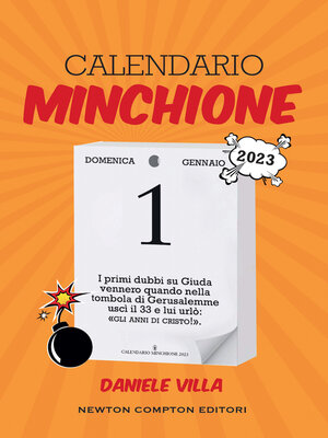 cover image of Calendario minchione 2023